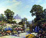 Famous Garden Paintings - A Parisian Garden